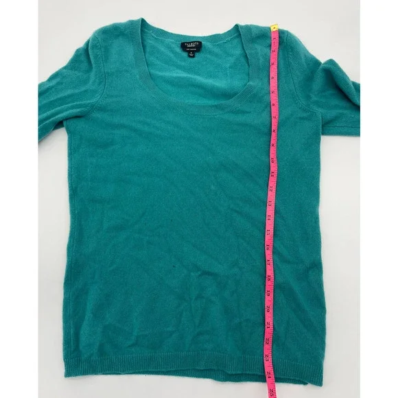 Talbots Teal Cashmere Sweater - Picture 5 of 5